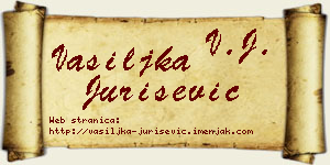 Vasiljka Jurišević vizit kartica
